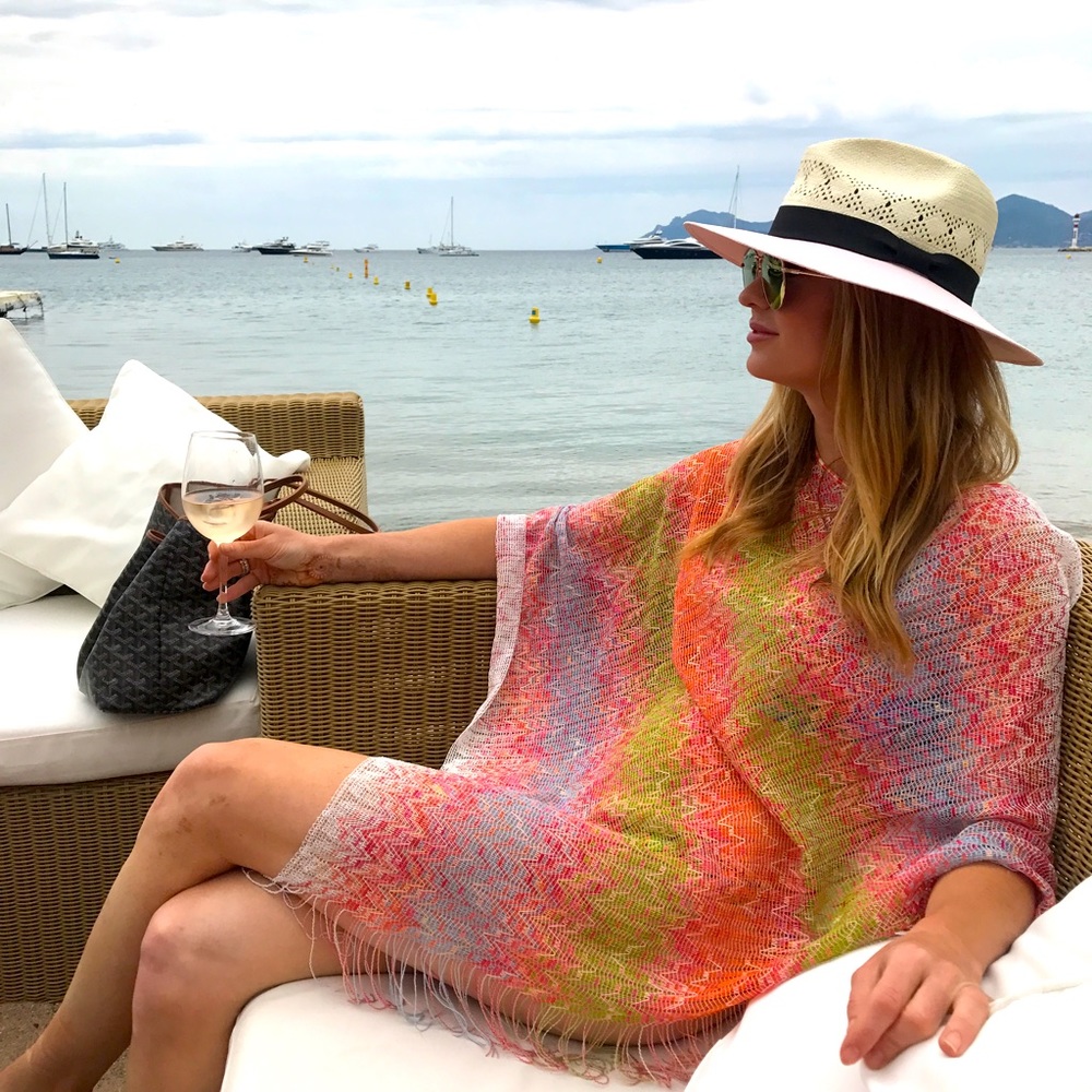 Missoni Pancho cover up or great with Jean shorts